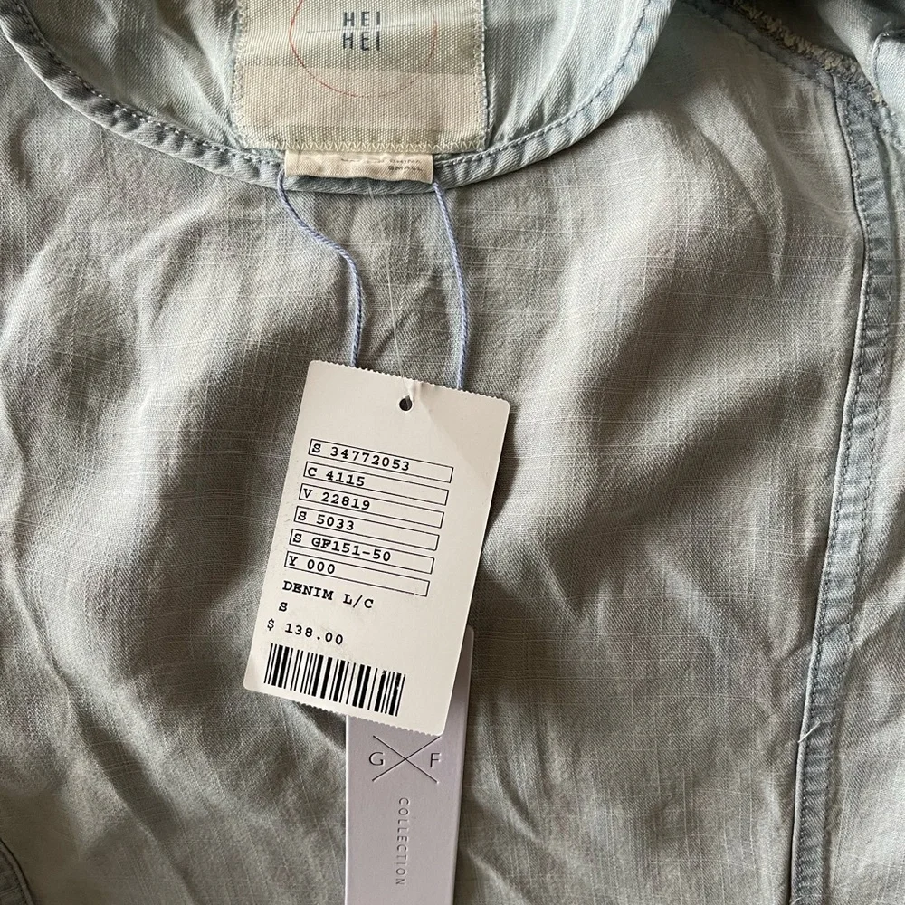 NWT Gentle Fawn Factory Denim Vest Size S. - Picture 5 of 6